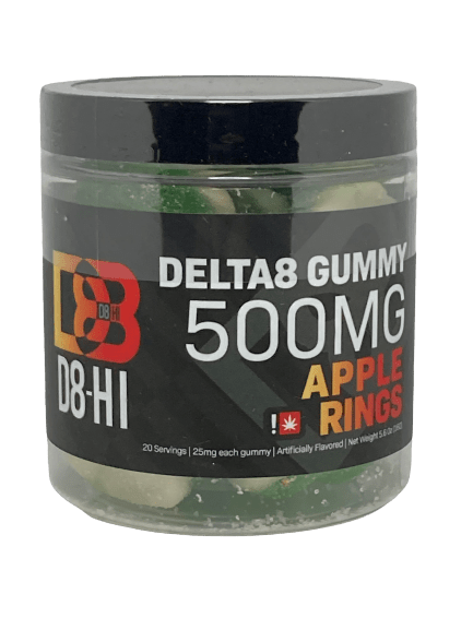 500mg Delta 8 Apple Rings