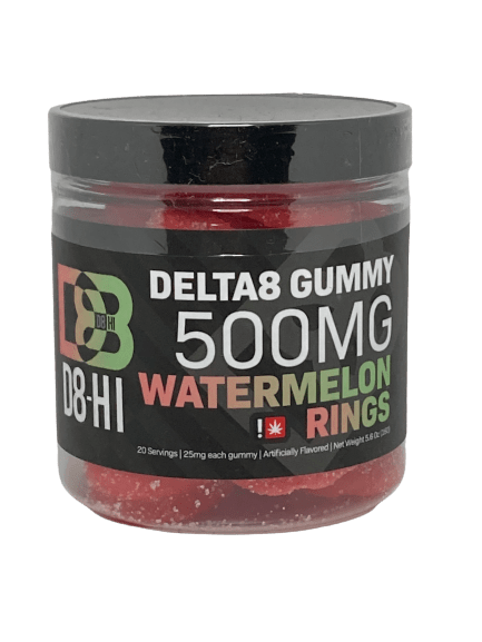 500mg Delta 8 Watermelon Rings