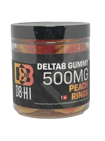 500mg Delta 8 Peach Rings