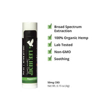Load image into Gallery viewer, 50mg CBD Peppermint Lip Balm
